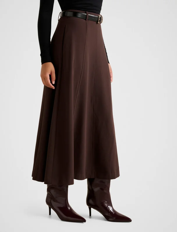 forever new  CELINE Belted Midi Skirt for Women | Best Price UAE